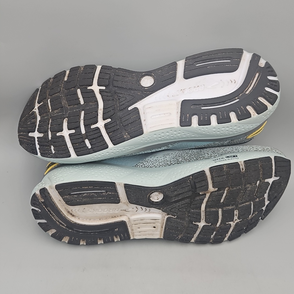 Brooks Ghost 16 "Cloud/Grey/Gold" Men's Running Shoe Sz 11 - Picture 11 of 13